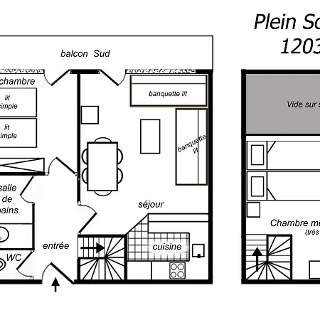 Apartment 2 Pieces Avec Mezzanine, Balcon Sud, Proche Pistes - 6 Pers - Fr-1-182-154 *